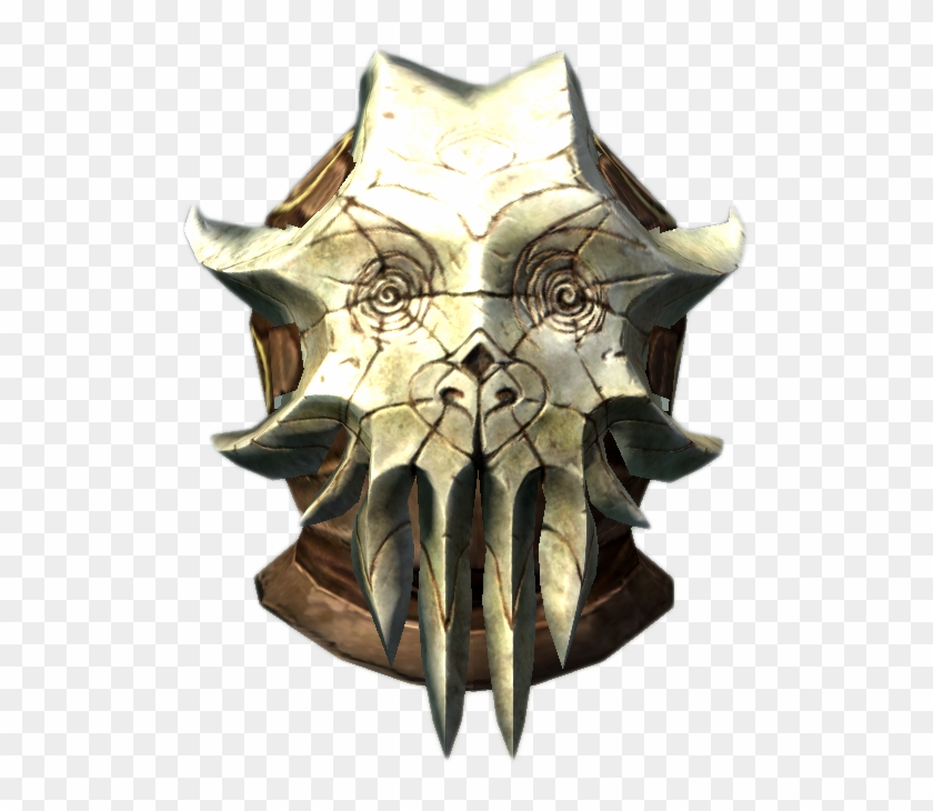 Dave Elkington - Skyrim Miraak Cultist Mask Clipart #2488952