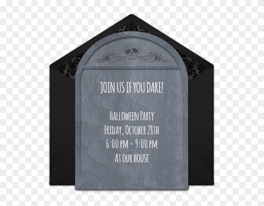 Gravestone Online Invitation - Memorial Clipart #2489017