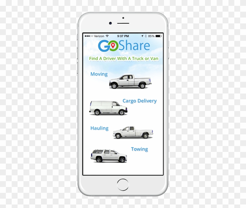 Goshare Connects People With A Truck Or Van Owner - Goshare Clipart #2489053