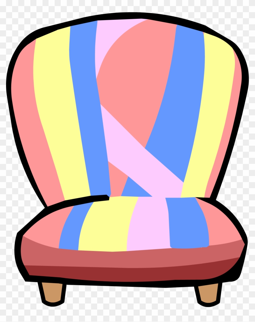 Download Image Pink Chair Png Wiki Fandom Powered - Club Penguin Chair Clipart #2489055