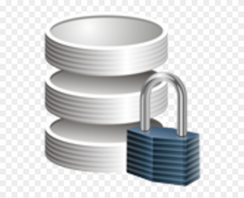 Database Lock 19 Image - Secured Database Icon Png Clipart #2489275