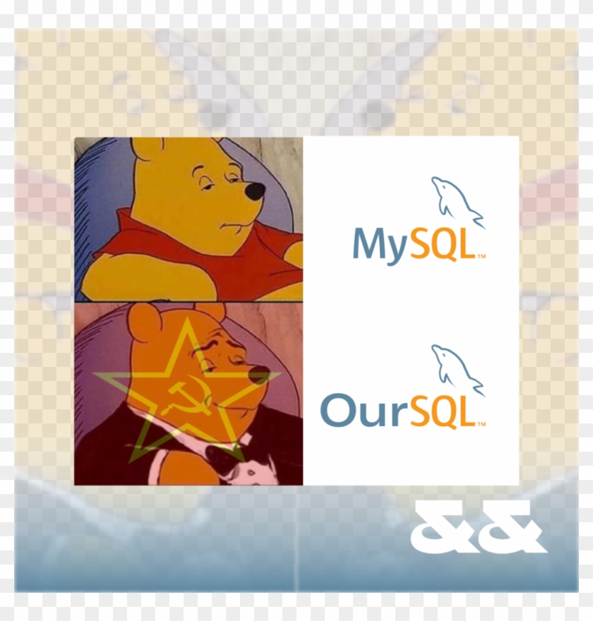 Mysql's Winnie The Communist Edition - Mysql Clipart