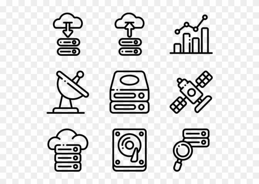Database And Servers - Achievement Symbol Clipart