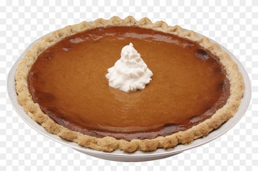 Pumpkin Pie 8″ - Whole Pumpkin Pie With Whipped Cream Clipart