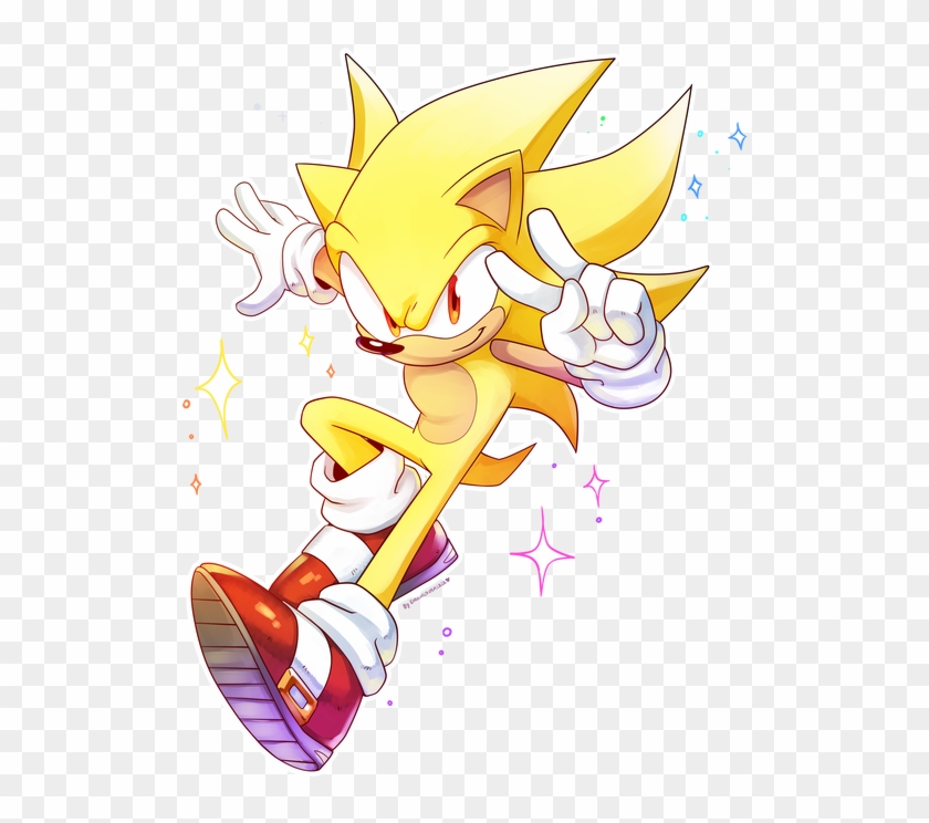 Super Sonic - Sonic The Hedgehog Clipart #2489869