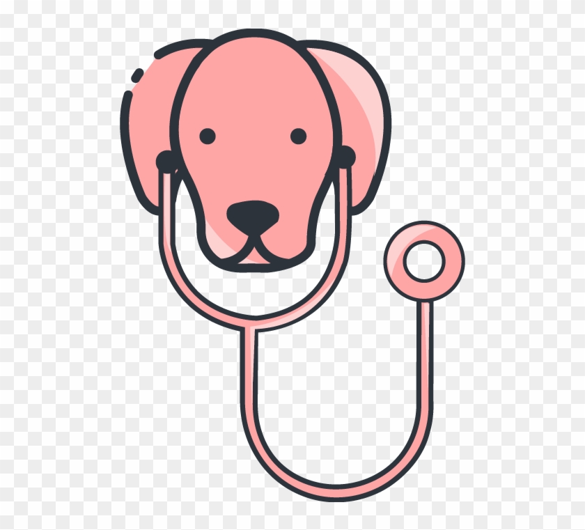 A Dog With A Stethoscope - Dog Clipart