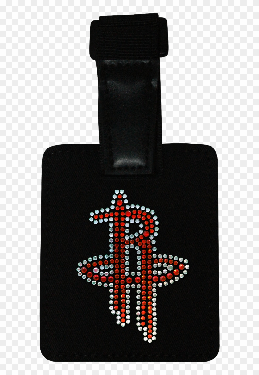 Houston Rockets Rhinestone Luggage Tag - Cross Clipart #2490122