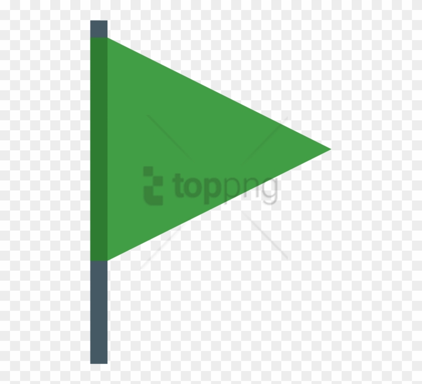 Free Png Green Flag Icon - Sign Clipart