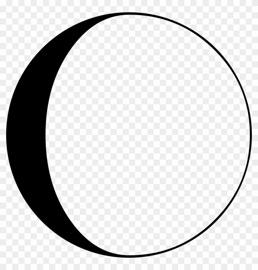 Moon Phase Symbol Comments - Circle Clipart #2490824
