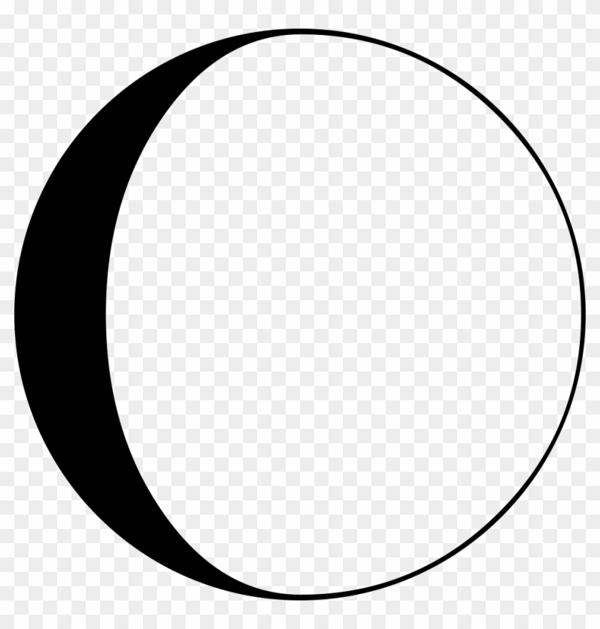 Moon Phase Symbol Comments - Circle Clipart #2490824