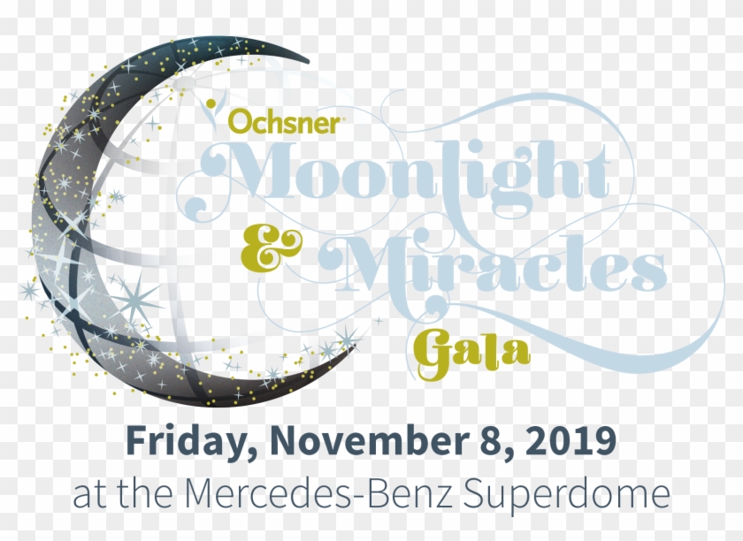 Moonlight & Miracles Gala - Ochsner Health System Clipart #2490854