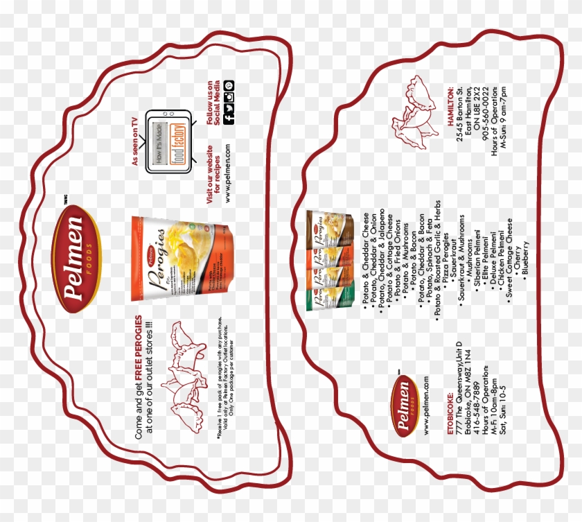 Modern, Playful Postcard Design For Dit Canada In Canada - Pelmen Foods Clipart
