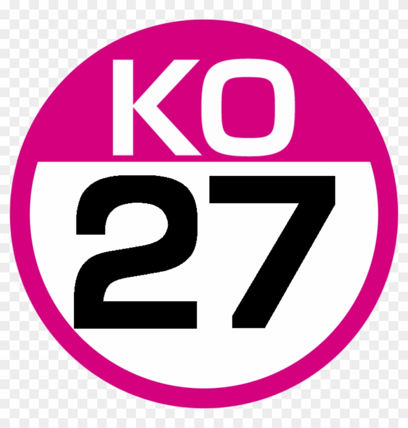 Ko-27 Station Number - Circle Clipart #2491600