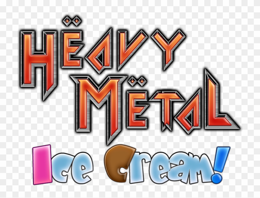 Heavy Metal Ice Cream Logo Clipart #2492048