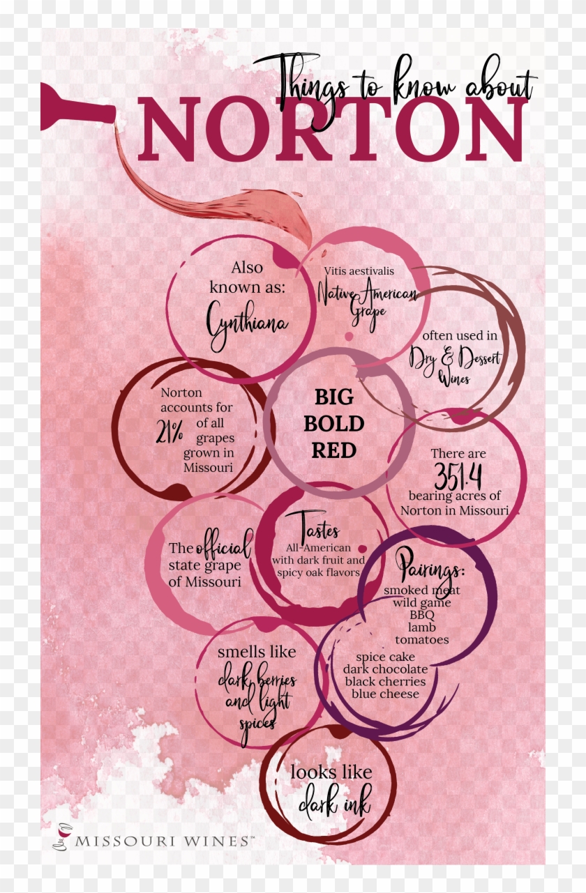 Norton Is Missouri Official State Grape It Produces - Poster Clipart