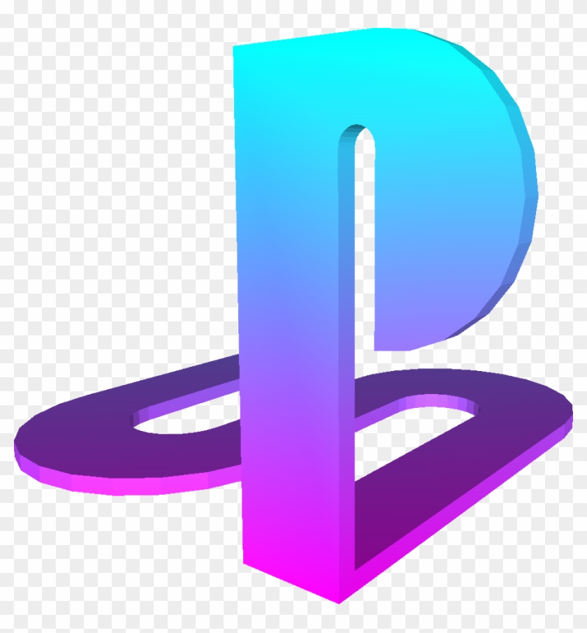 Ps1 Logo Png 21820 - Playstation Vaporwave Png Clipart