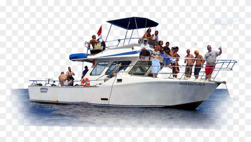 Explore The Tropical Hawaiian Waters From Our 40' Dive - Picnic Boat Clipart