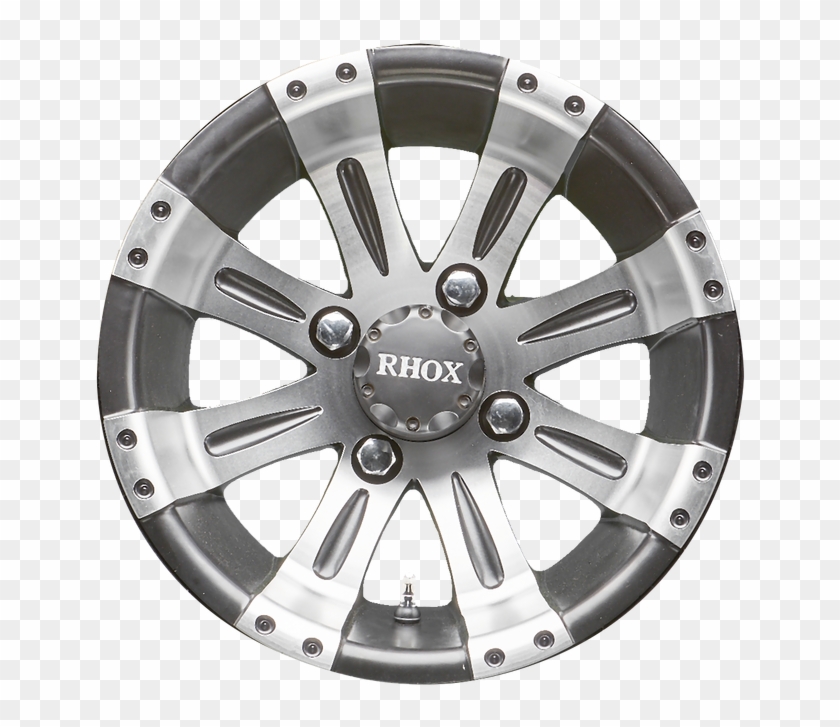 12" Rhox Vegas Machined Matte Black Golf Cart Wheel - Audi Clipart #2492830