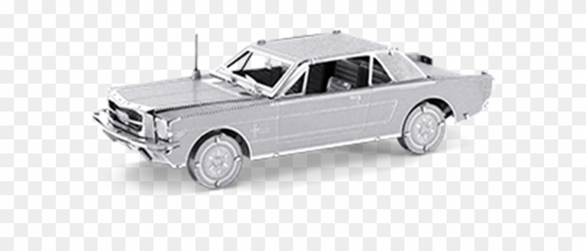 Metal Earth 1965 Ford Mustang 3d Laser Cut Miniature - Összerakható Fém Modellek Clipart #2493214