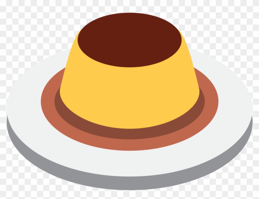 File - Twemoji 1f36e - Svg - Flan Icon Png Clipart