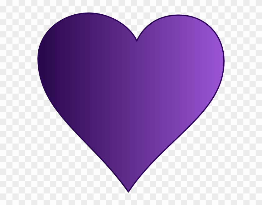 Purple Heart Clip Art At Clker Com - Purple Heart Clip Art - Png Download
