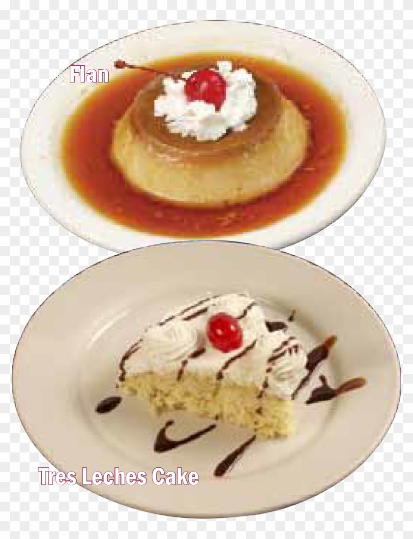 Flan And Tres Leches Cake - Mexican Flan Clipart