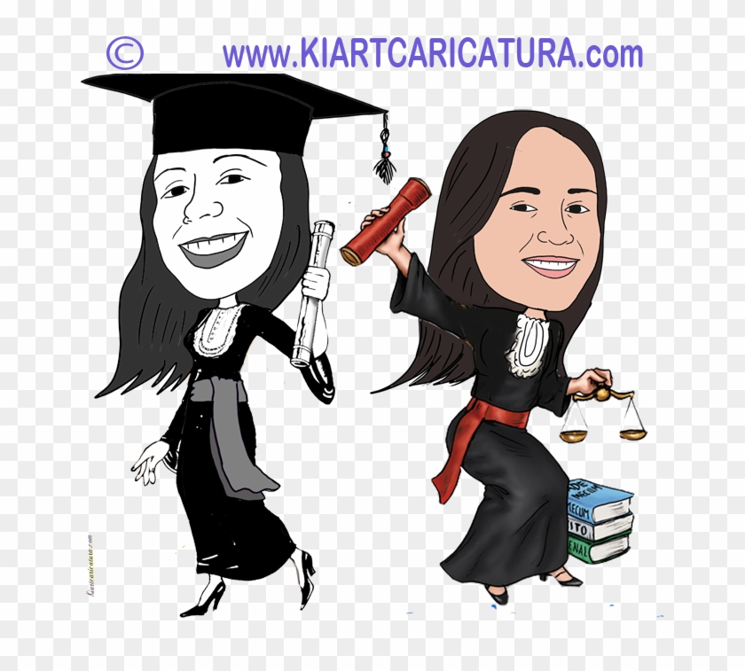 Caricatura De Formatura Modelos - Cartoon Clipart