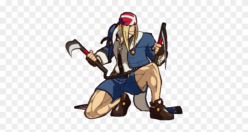 Ggxrd Axl Sickleflash-animated - Rifle Clipart #2493692
