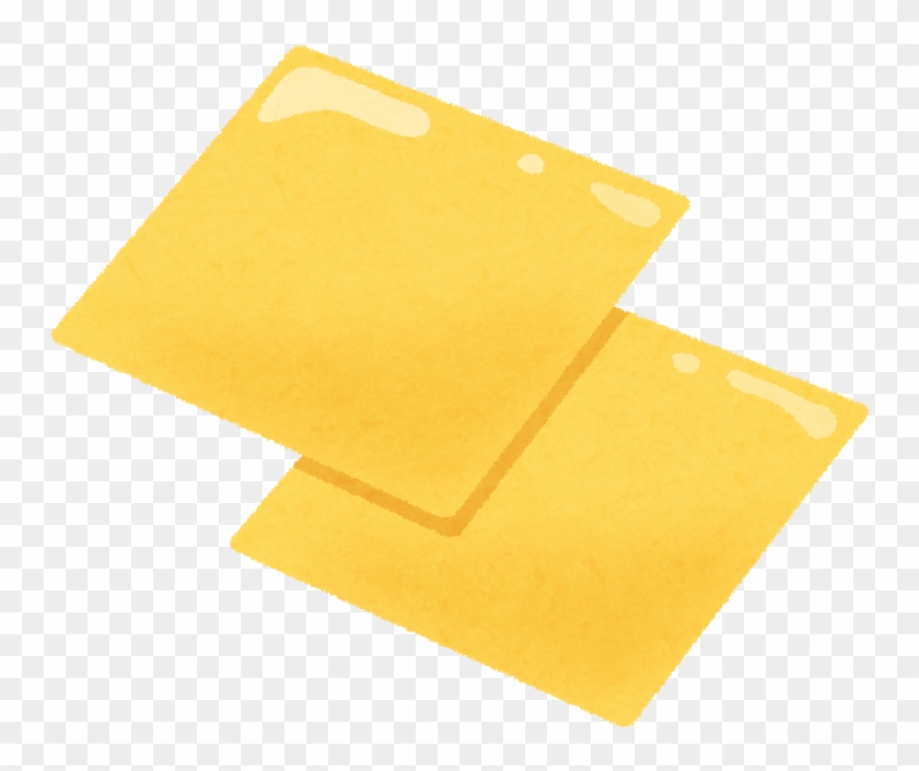 Cheese Sliced Png Image - スライス チーズ イラスト フリー Clipart #2493950