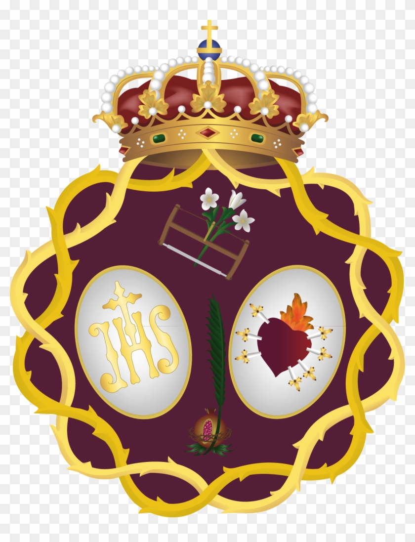El Escudo De La Hermandad Está Formado Por Una Corona - Illustration Clipart