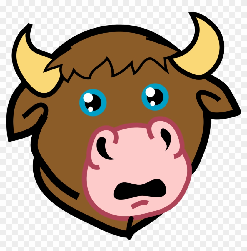 Bull Icon - Masque De Taureau À Imprimer Clipart