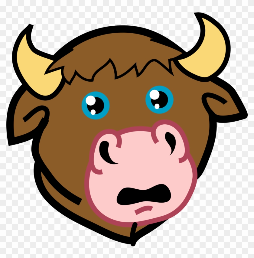 Bull Icon - Masque De Taureau À Imprimer Clipart #2494168