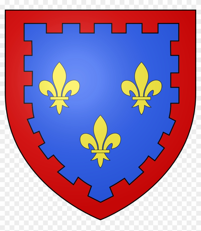 Blason Duche Fr Berry - Royaume De France Blason Clipart