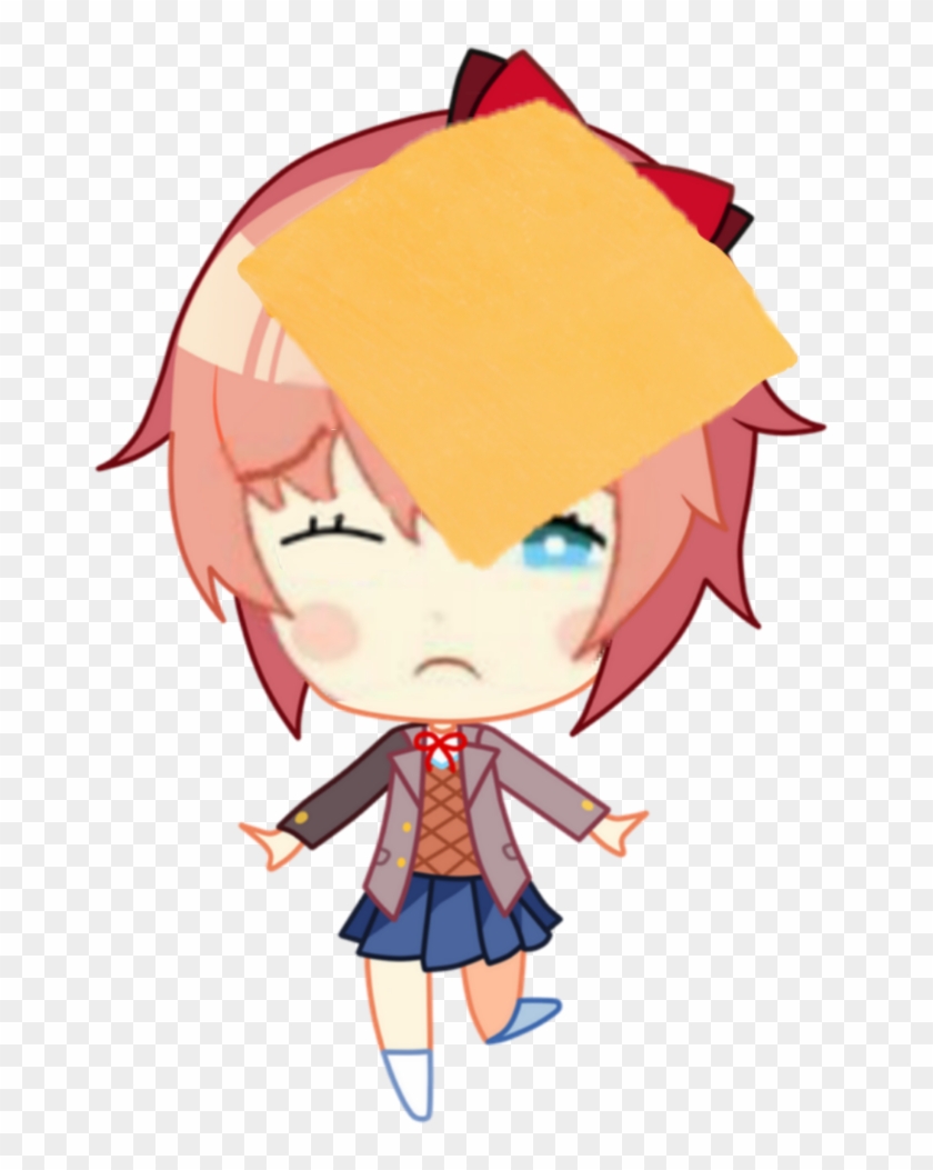 Ddlc - Doki Doki Literature Club Chibi Clipart #2494350