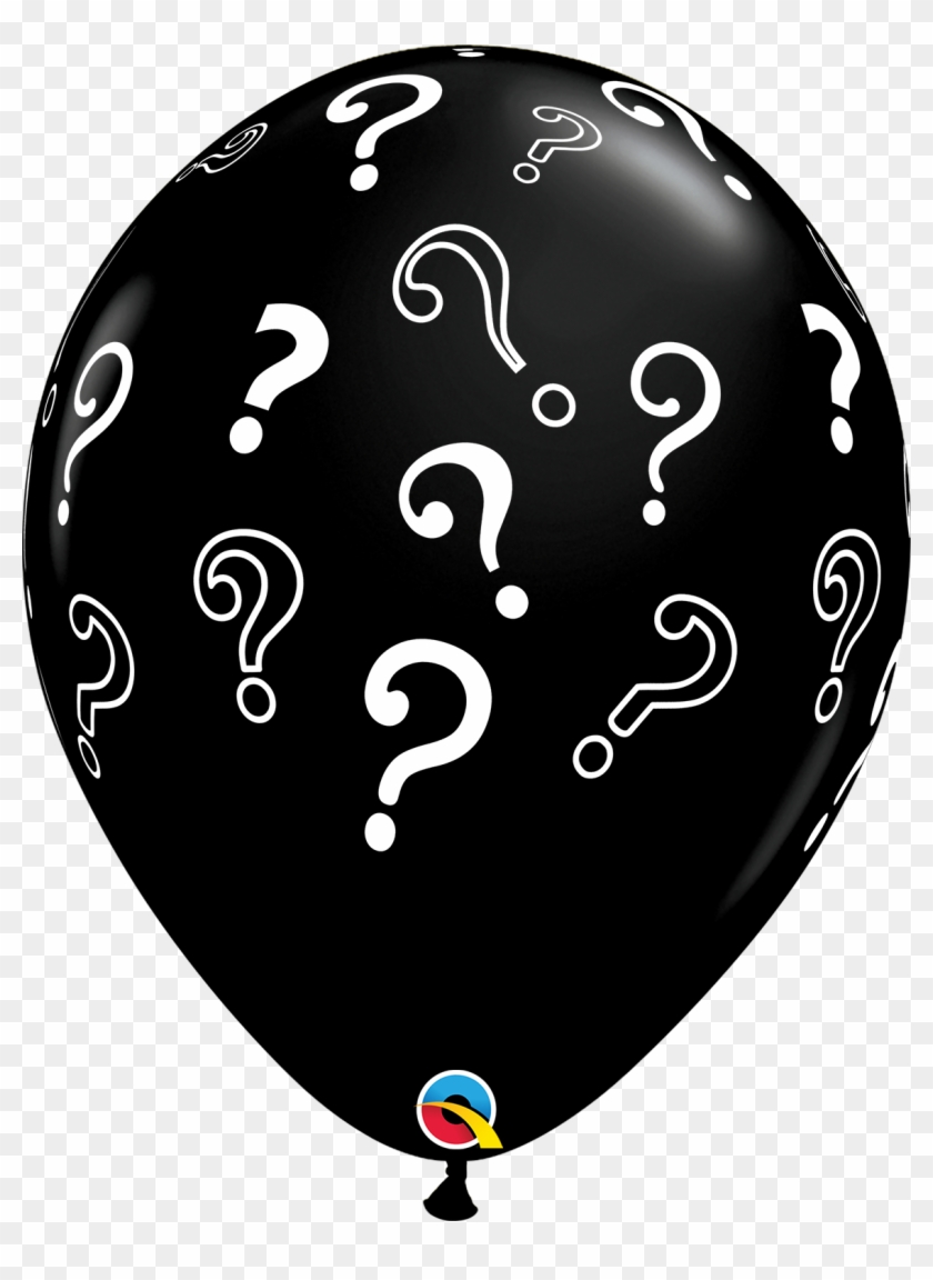 Set Globos Signo De Interrogación - Gender Reveal Jumbo Balloon Clipart
