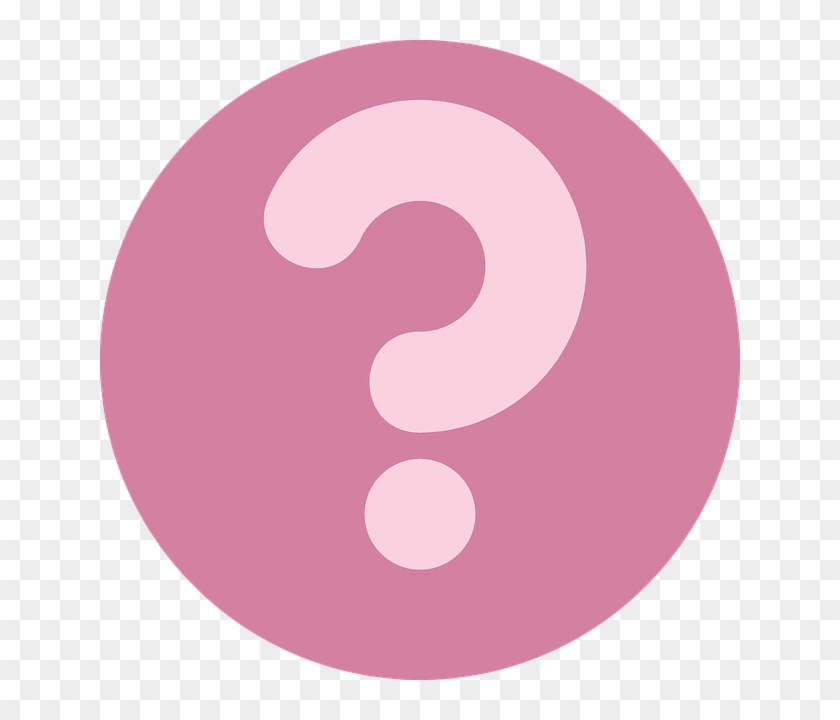 Question Pink Clipart