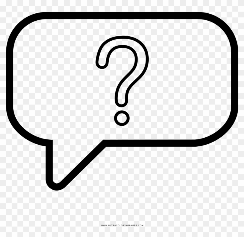 Pregunta Página Para Colorear Clipart