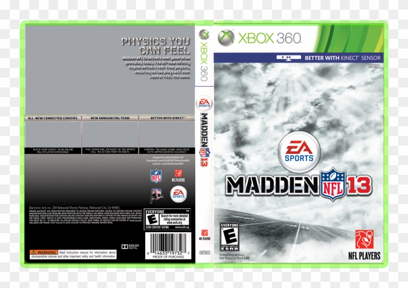 Madden Cover Template 186305 - Madden 11 Clipart