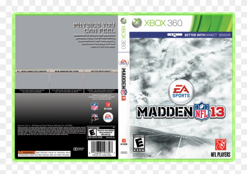 Madden Cover Template 186305 - Madden 11 Clipart #2494997