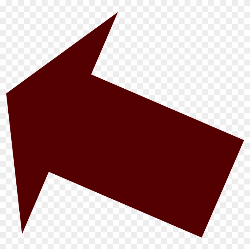 Arrow Transparent Thumbnail - Brown Arrow Clipart