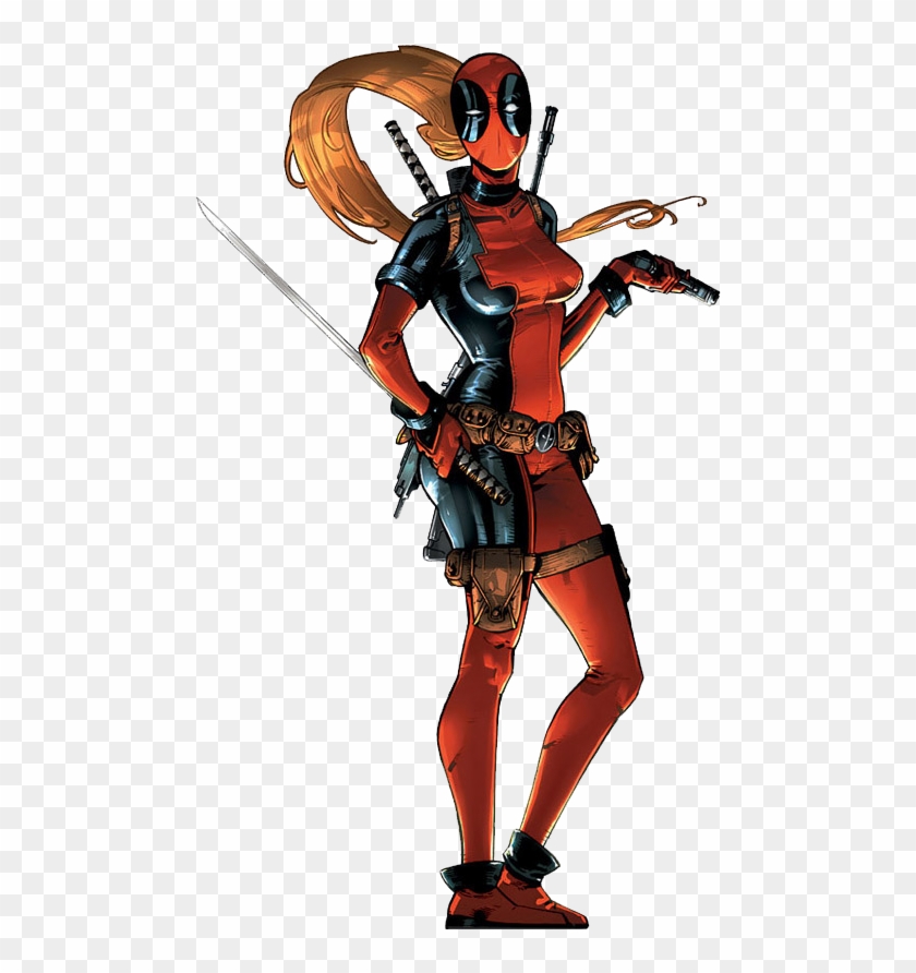 Knowing Flame Comics Loves The Comics Medium On The - Lady Deadpool Comic Png Clipart
