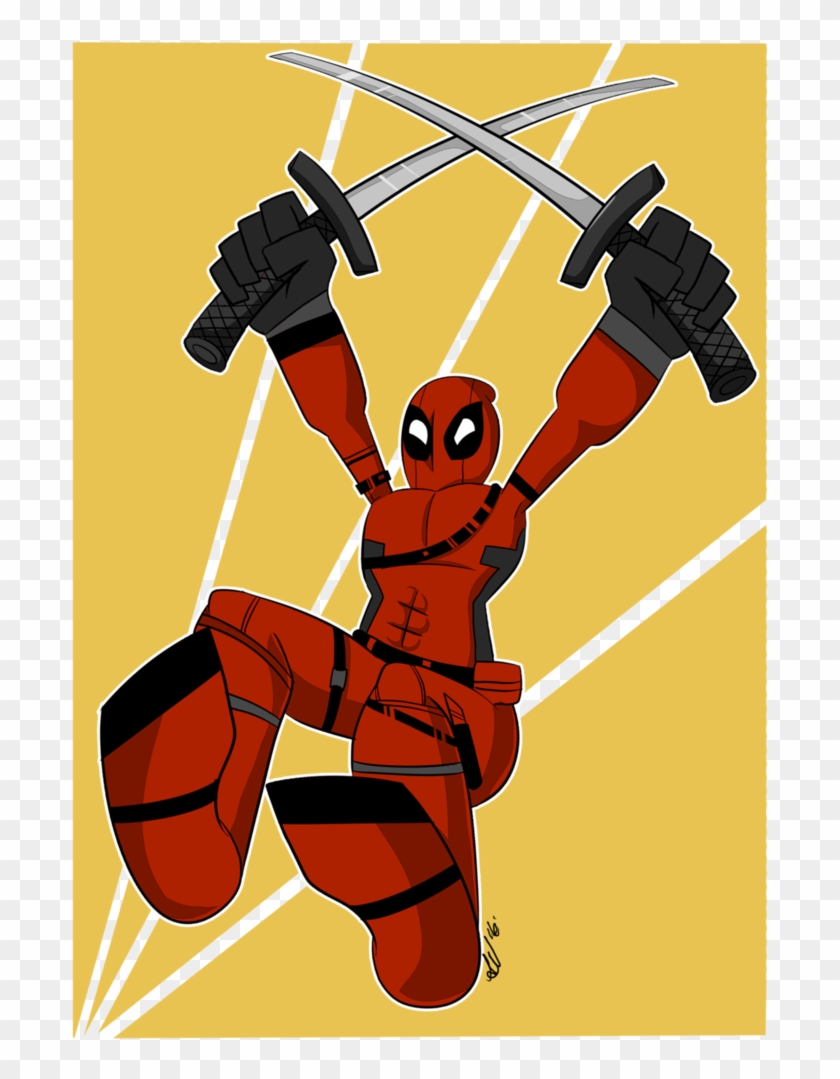 #deadpool #fan #art - Cartoon Clipart #2495467