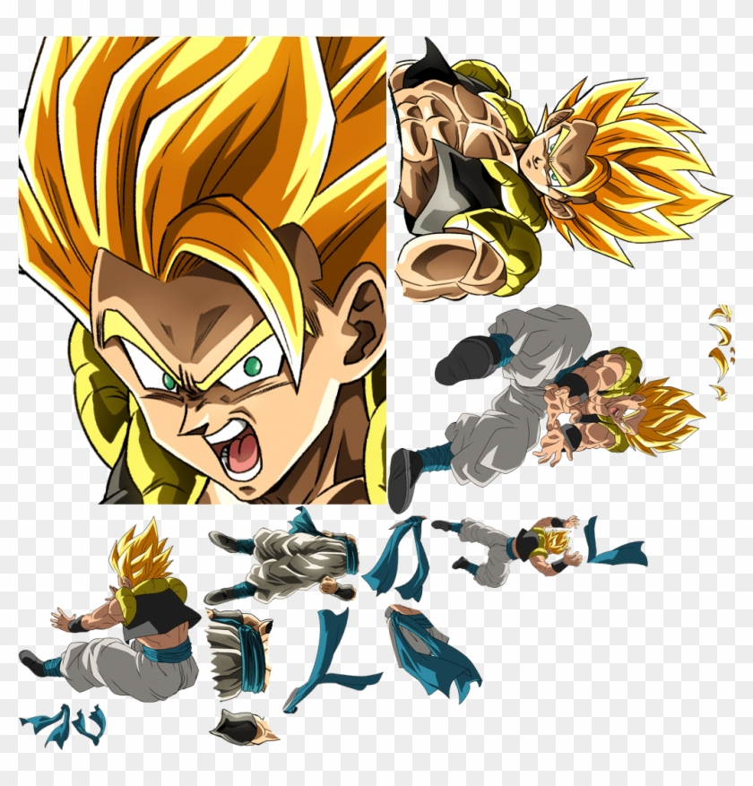 Transcendent Fusion Super Saiyan Gogeta & Transcendent - Cartoon Clipart #2495577