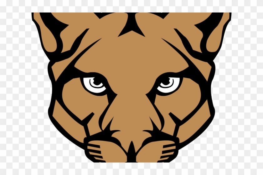 Eye Clipart Cougar - Mountain Lion Clipart Face - Png Download #2495859