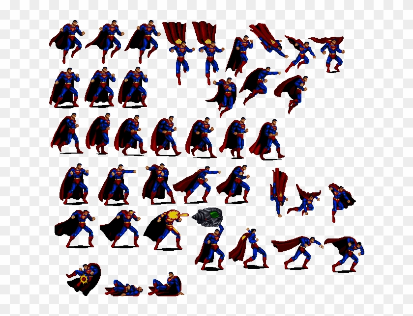 Superman Sprite Clipart