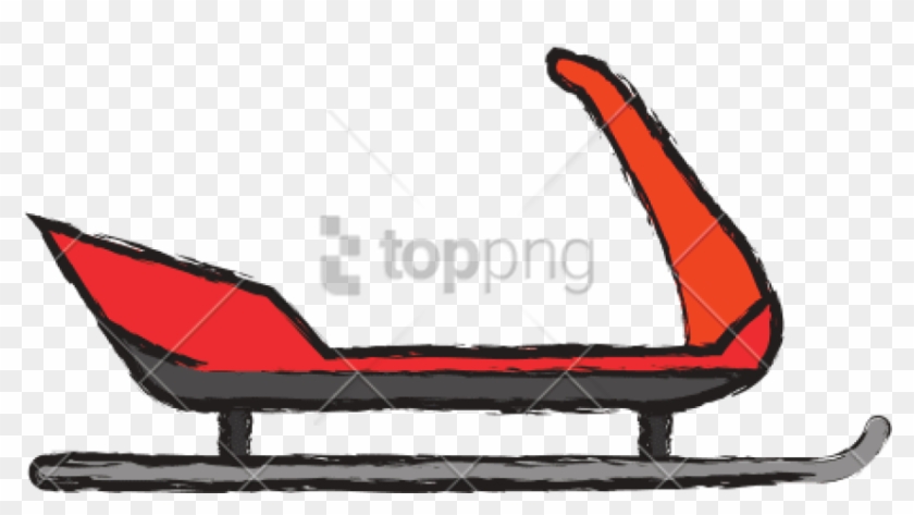 Free Png Snow Sled Icon Design - Dinghy Clipart #2496143