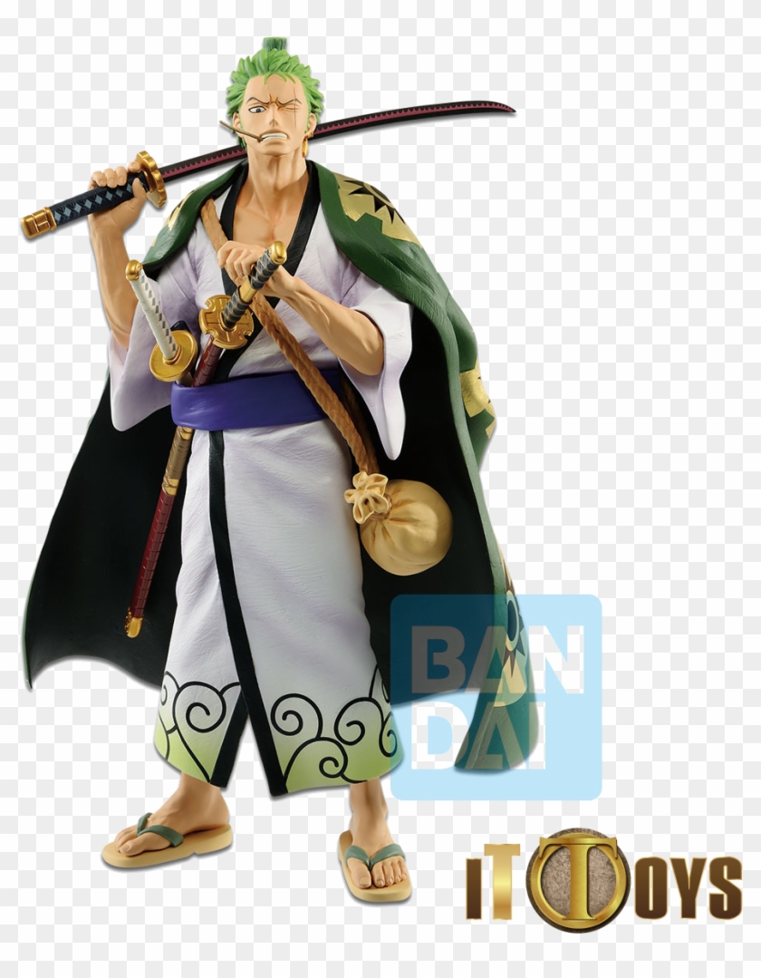 Non Scale Figure One Piece Roronoa Zoro Japanese Style - One Piece Roronoa Zoro Japanese Style Figure Clipart #2496445