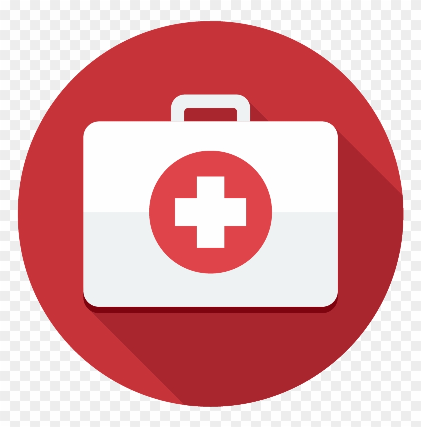 College Survival Guide 3 Icon - Hospital Icon Red Png Clipart #2496575