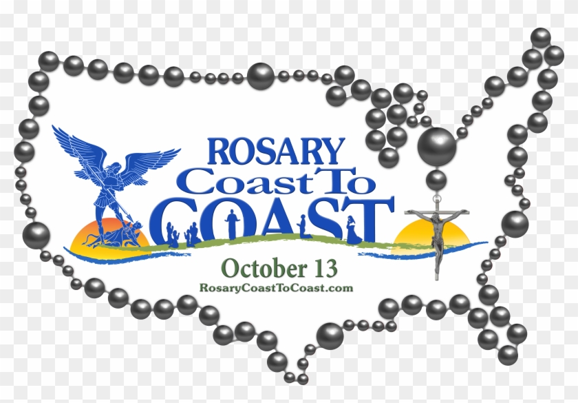 2019 Rosary Coast To Coast Logo - Rosario Costa A Costa Clipart #2496699