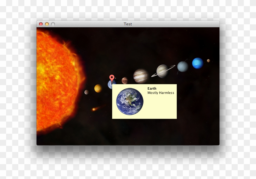 Enter Image Description Here - Solar System Model Planets Clipart